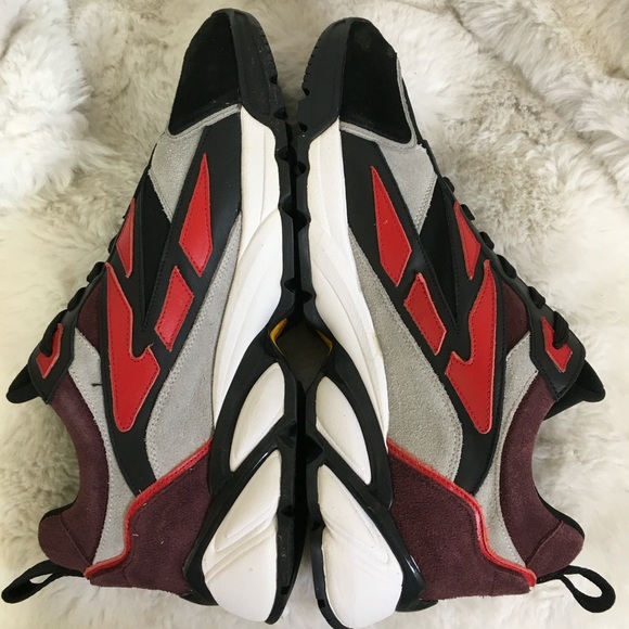 NEW Zadig & Voltaire Multicolor Colorblock Suede Leather Sneakers 40 US 9 - Picture 9 of 14